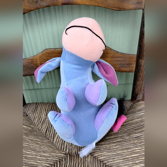 Disney Plush Eeyore Winnie the Pooh Hard Eyes 10” Mattel Arcotoy Stuffed Toy - Picture 3 of 11